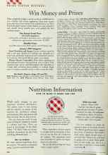 Better Homes & Gardens June 1998 Magazine Article: Nutrition Information