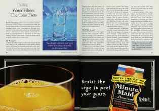 Better Homes & Gardens June 1998 Magazine Article: Water Filters: The Clear Facts