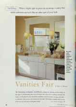 Better Homes & Gardens July 1998 Magazine Article: Vanities Fair