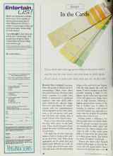 Better Homes & Gardens July 1998 Magazine Article: In the Cards