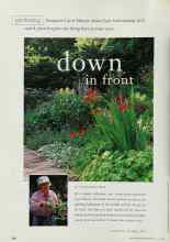 Better Homes & Gardens July 1998 Magazine Article: Down in front