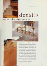 Better Homes & Gardens July 1998 Magazine Article: Details make the difference