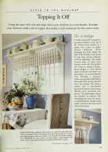 Better Homes & Gardens August 1998 Magazine Article: Topping It Off