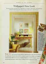 Better Homes & Gardens August 1998 Magazine Article: Wallpaper's New Look