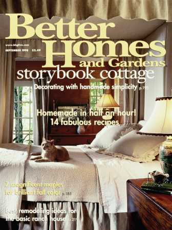 Better Homes & Gardens September 1998 Magazine Cover
