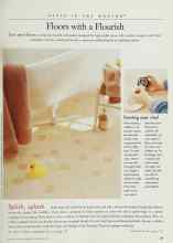 Better Homes & Gardens September 1998 Magazine Article: Floors with a Flourish