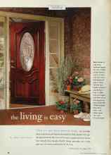 Better Homes & Gardens September 1998 Magazine Article: The living is easy