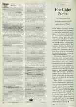 Better Homes & Gardens September 1998 Magazine Article: Hot Cider News