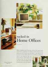 Better Homes & Gardens September 1998 Magazine Article: Tucked-in Home Offices