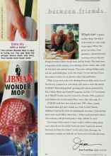 Better Homes & Gardens October 1998 Magazine Article: Between friends
