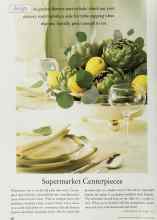 Better Homes & Gardens October 1998 Magazine Article: Supermarket Centerpieces