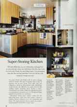 Better Homes & Gardens October 1998 Magazine Article: Super-Storing Kitchen