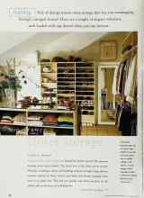 Better Homes & Gardens October 1998 Magazine Article: Closet storage