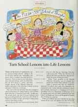 Better Homes & Gardens October 1998 Magazine Article: Turn School Lessons into Life Lessons