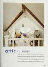 Better Homes & Gardens October 1998 Magazine Article: Attic retreats