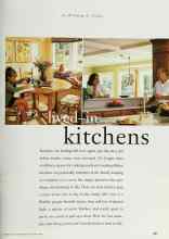 Better Homes & Gardens October 1998 Magazine Article: Lived in Kitchens