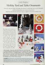 Better Homes & Gardens October 1998 Magazine Article: Holiday Yard and Table Ornaments