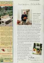 Better Homes & Gardens November 1998 Magazine Article: Between friends