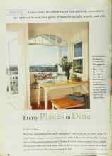 Better Homes & Gardens November 1998 Magazine Article: Pretty Places to Dine