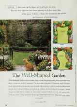 Better Homes & Gardens November 1998 Magazine Article: The Well-Shaped Garden