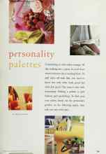 Better Homes & Gardens November 1998 Magazine Article: Personality palettes