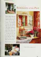 Better Homes & Gardens November 1998 Magazine Article: Decorating with Remnants of the Past