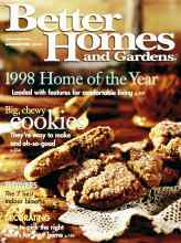 Better Homes & Gardens November 1998 Magazine Cover