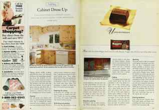 Better Homes & Gardens November 1998 Magazine Article: Cabinet Dress-Up