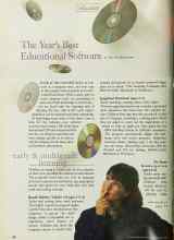 Better Homes & Gardens December 1998 Magazine Article: The Year's Best Educational Software