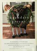 Better Homes & Gardens December 1998 Magazine Article: Legendary greens