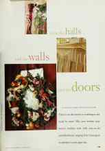 Better Homes & Gardens December 1998 Magazine Article: Deck the halls ... and the walls ... and the doors