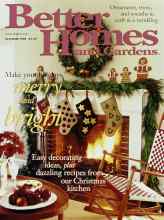 Better Homes & Gardens December 1998 Magazine Cover
