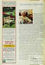Better Homes & Gardens January 1999 Magazine Article: Between friends