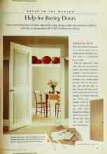 Better Homes & Gardens January 1999 Magazine Article: Help for Boring Doors