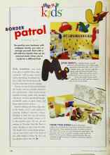 Better Homes & Gardens January 1999 Magazine Article: BORDER patrol