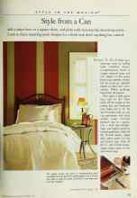 Better Homes & Gardens February 1999 Magazine Article: STYLE IN THE MAKING Style from a Can