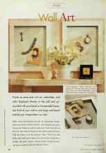 Better Homes & Gardens February 1999 Magazine Article: Wall Art