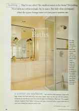 Better Homes & Gardens February 1999 Magazine Article: Space-savvy Baths
