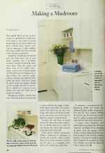 Better Homes & Gardens February 1999 Magazine Article: Making a Mudroom