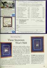 Better Homes & Gardens February 1999 Magazine Article: These Snowmen Won't Melt