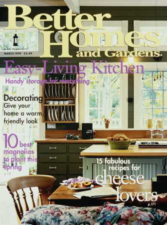Better Homes & Gardens March 1999 Magazine Cover