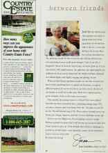 Better Homes & Gardens March 1999 Magazine Article: Between friends
