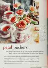 Better Homes & Gardens March 1999 Magazine Article: Petal pushers