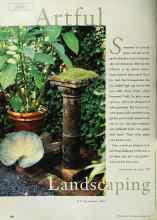 Better Homes & Gardens March 1999 Magazine Article: Artful Landscaping