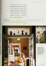 Better Homes & Gardens March 1999 Magazine Article: The nesting instinct