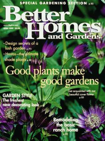 Better Homes & Gardens April 1999 Magazine Cover