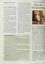 Better Homes & Gardens April 1999 Magazine Article: Plans for Woodworkers