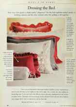 Better Homes & Gardens April 1999 Magazine Article: Dressing the Bed