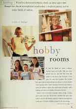 Better Homes & Gardens April 1999 Magazine Article: Hobby rooms