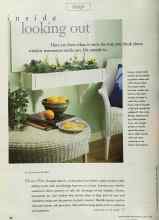 Better Homes & Gardens April 1999 Magazine Article: Inside looking out